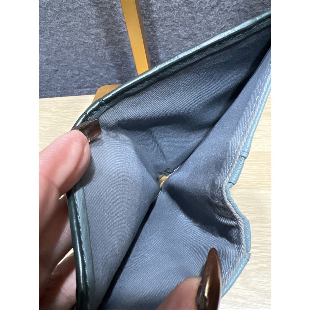 FOSSIL Authentic Palm Sized Bi-Fold Wallet Leathe… - image 7